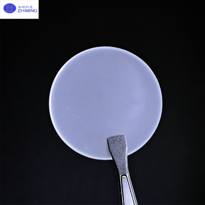 Fused Quartz Plate, Frosted / Polished Sides